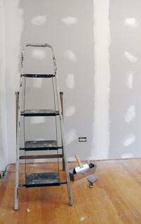 Drywall repair by Taulbee Painting.